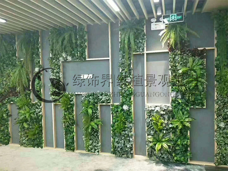 活体植物墙，绿饰界垂直绿化立体生态植物墙的9大优势